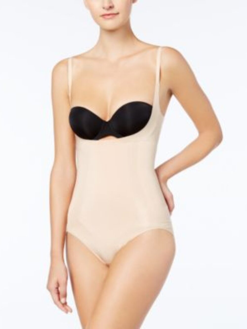 SPANX OnCore Open-Bust Brief Bodysuit Size Small